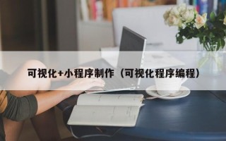 滑县可视化+小程序制作（可视化程序编程）